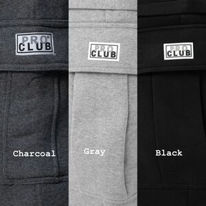 Pro Club Men's Sweatpants - Men's Heavyweight Fleece Cargo